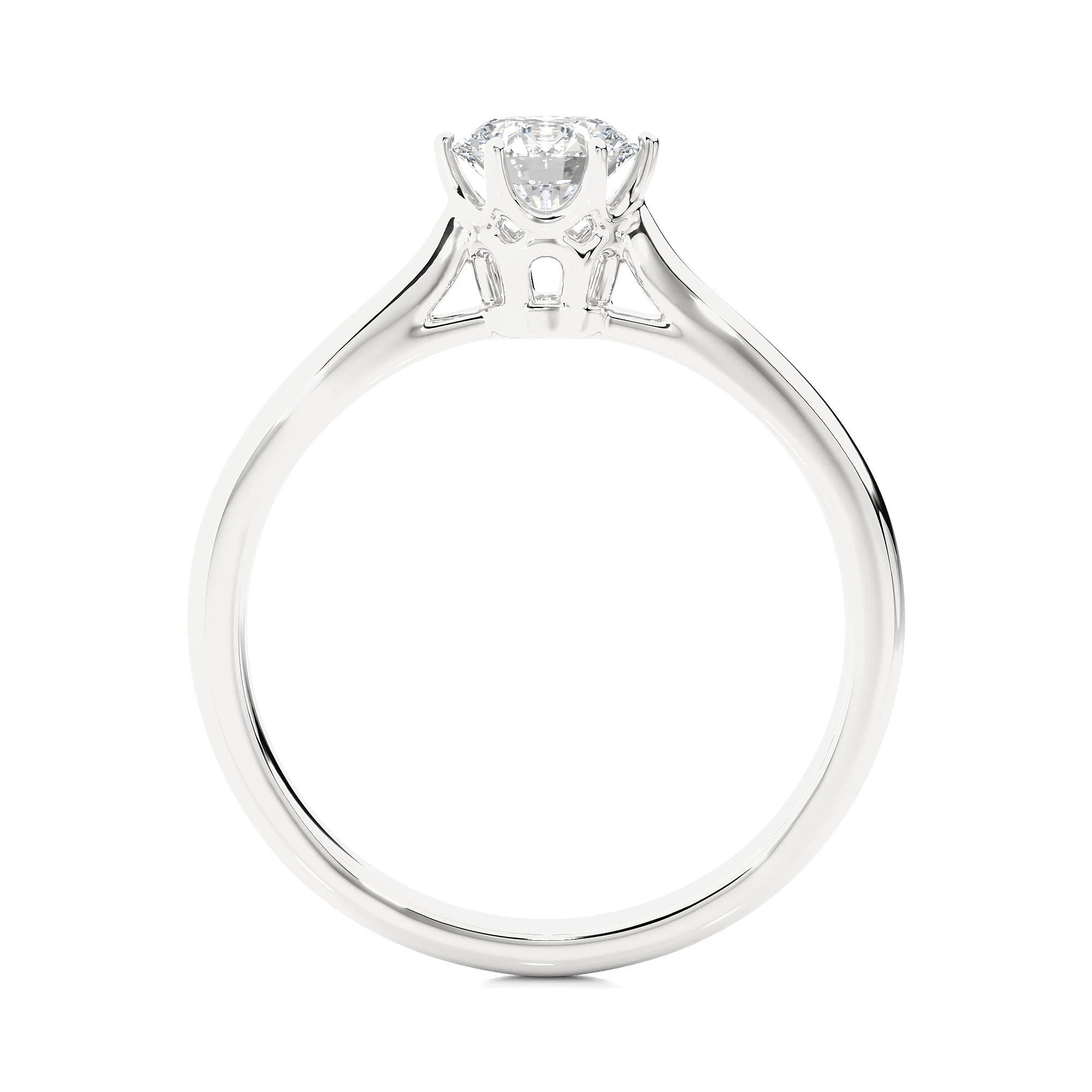 Exquisite IGI Certified 1.50 Ct Lab Grown Diamond Solitaire Engagement Ring in 14K Real Gold – Ethically Sourced EF VS/SI Conflict-Free Diamond